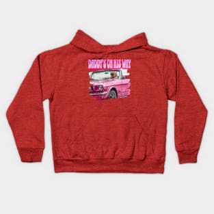 Don't Worry Daddy's On His Way Pink Trump Funny Daddy's Home Kids Hoodie